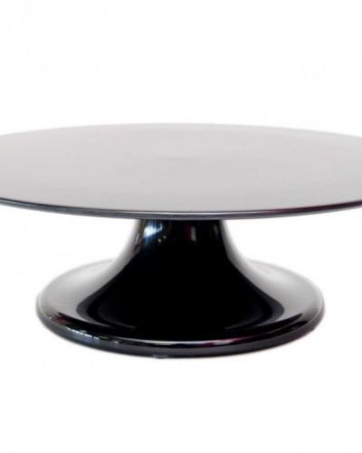 LOYAL Melamine Cake Stand / Turntable – Black
