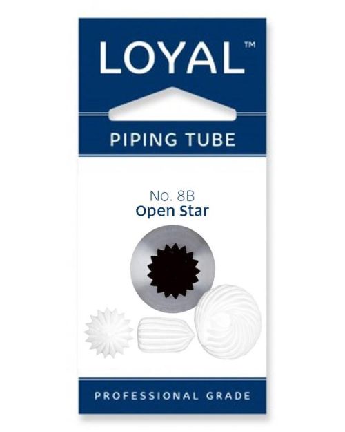 Loyal Open Star Piping Tip #8B