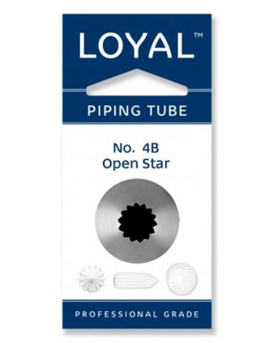 Loyal Open Star Piping Tip #4B