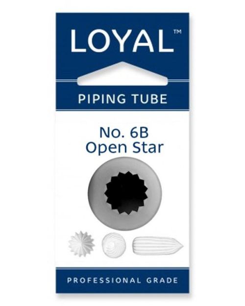 Loyal Open Star Piping Tip #6B