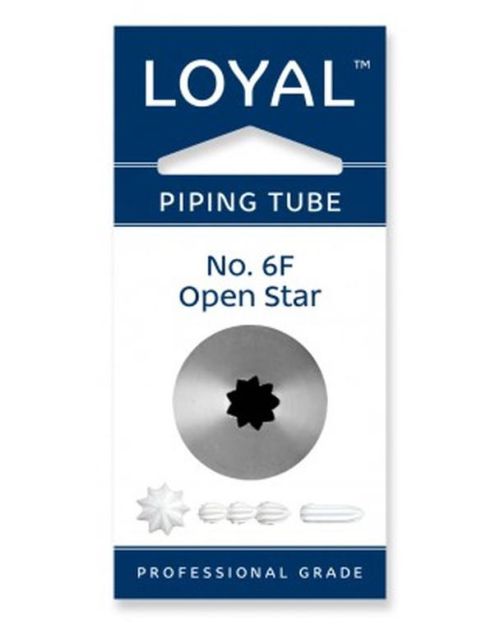 Loyal Open Star Piping Tip #6F