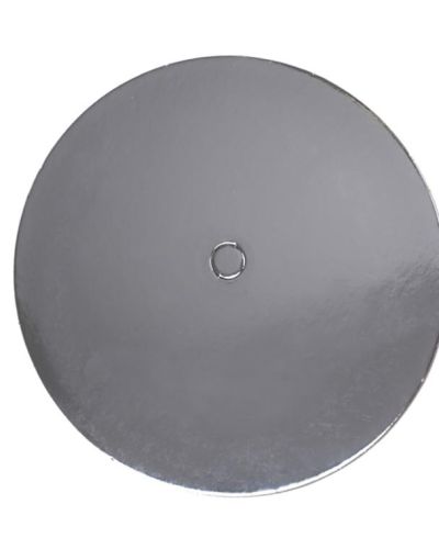 LOYAL Perforated Silver Cake Card 7in