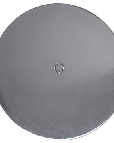 Loyal Perforated Silver Cake Card 9in