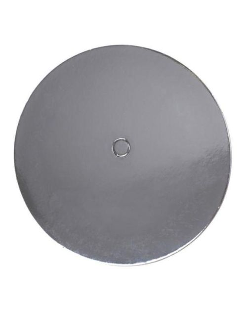 Loyal Perforated Silver Cake Card 4in