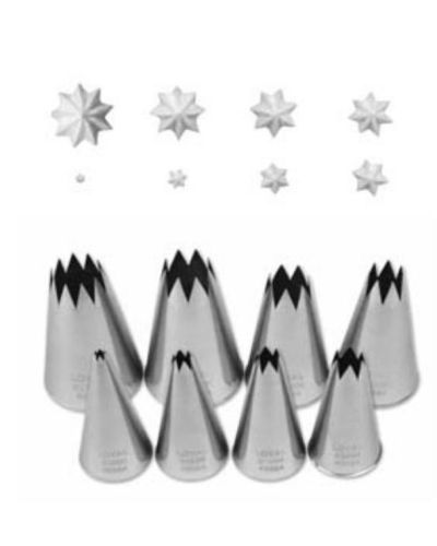 Loyal Open Star Piping Tip Set 8pk