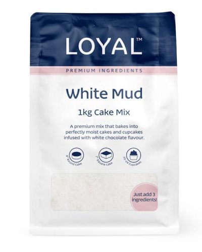 LOYAL White Mud Cake Mix 1kg