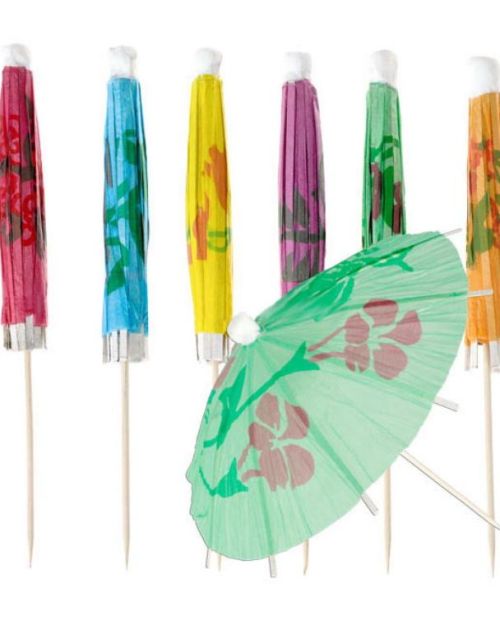 Luau Drinks Umbrellas 12pk