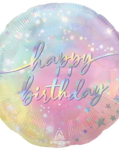 Luminous Iridescent Foil Balloon