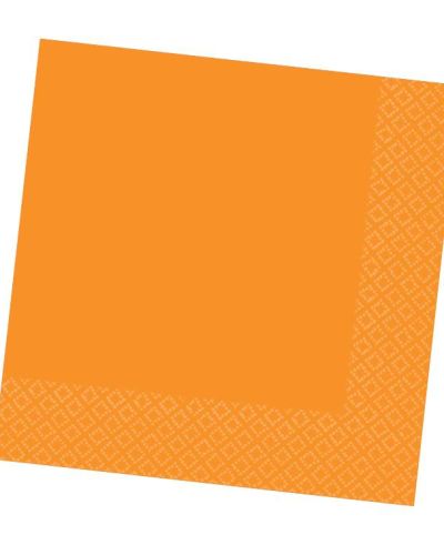 Orange Lunch Napkins 40pk