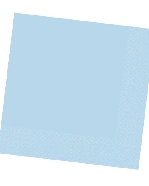 Pastel Blue Lunch Napkins 40pk