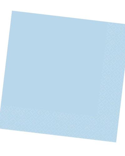 Pastel Blue Lunch Napkins 40pk