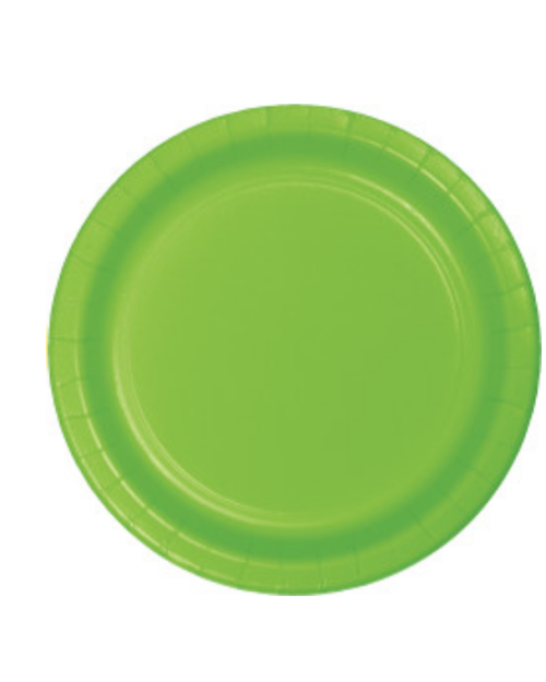 Lunch Plates – Kiwi Green – 20pk