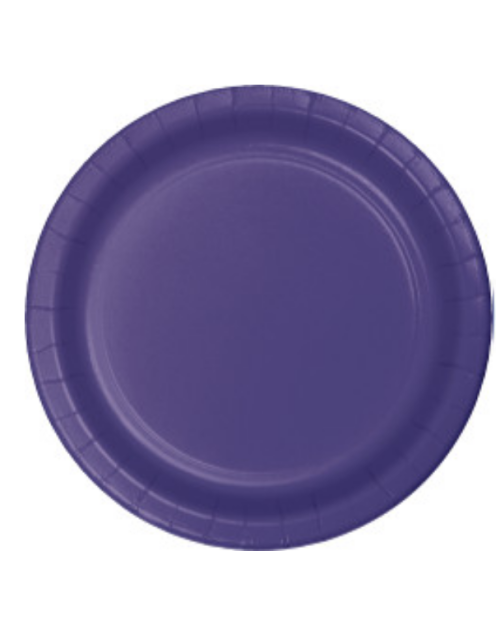 Lunch Plates – Purple – 20pk