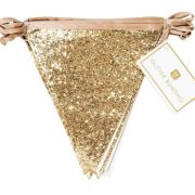 Luxe Gold Glitter Bunting