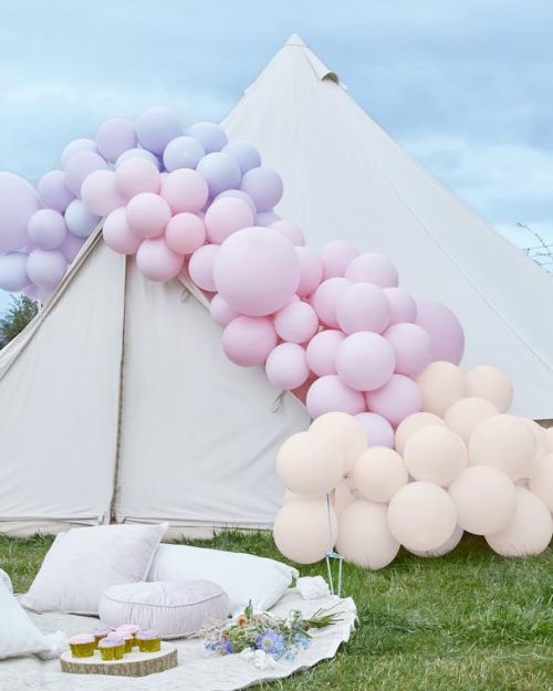 Luxe Pastel Pink & Purple Balloon Arch Kit