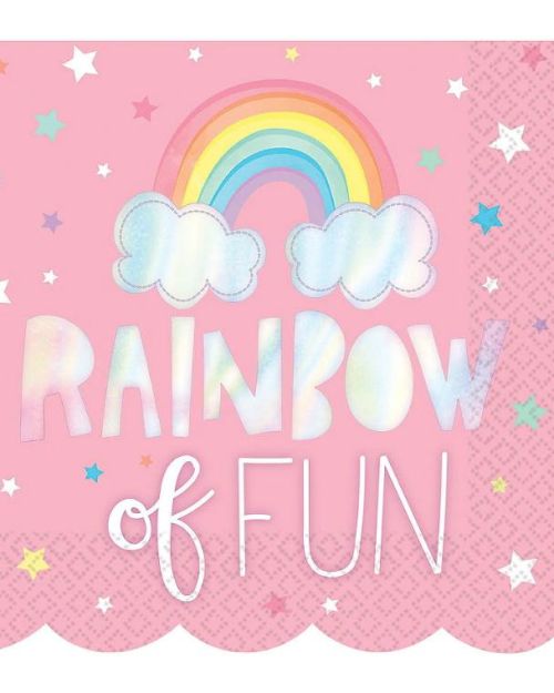 Magical Rainbow Lunch Napkins 16pk