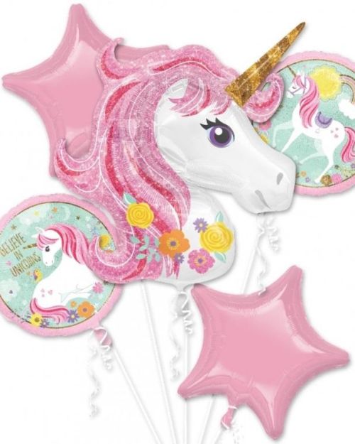 Magical Unicorn Foil Balloon Bouquet