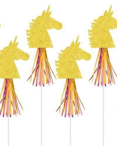 Magical Unicorn Glitter Wands 6pk