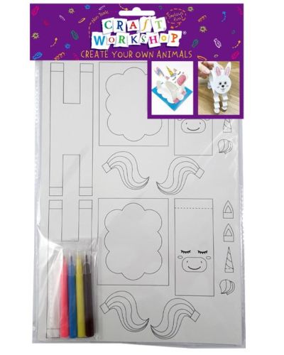 Make Your Own Paper Bunny & Unicorn