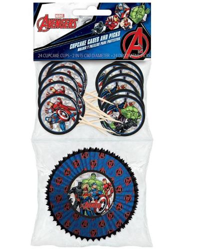 Avengers Cupcake Decorating Kit 24pk