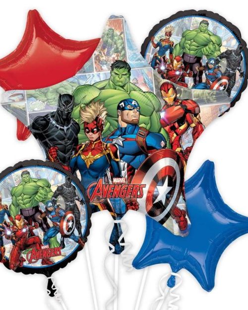 Avengers Foil Balloon Bouquet