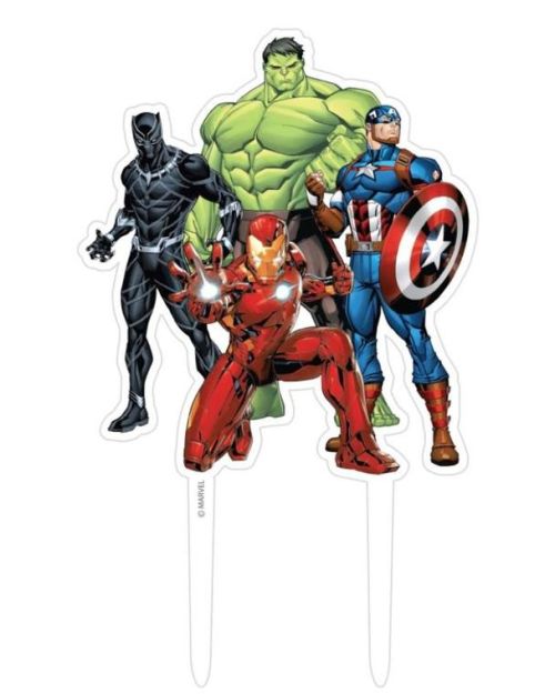 Avengers Powers Unite Acrylic Cake Topper