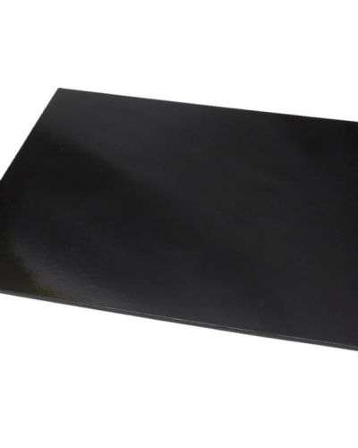 Black Masonite Cake Board Rectangle
