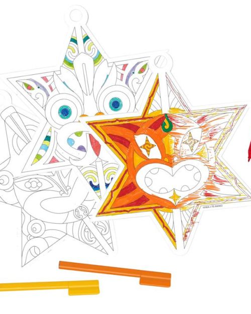Matariki Colour-In Star Set
