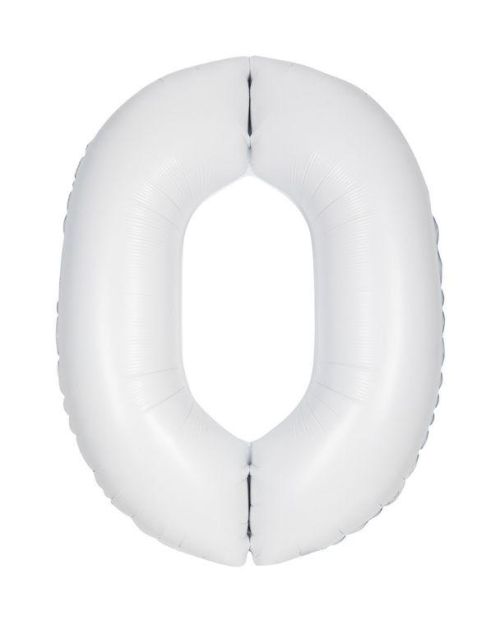 86cm Matte Bright White Balloon – 0