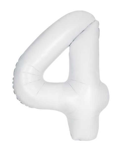 86cm Matte Bright White Balloon – 4