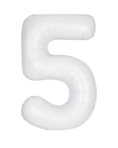 86cm Matte Bright White Balloon – 5