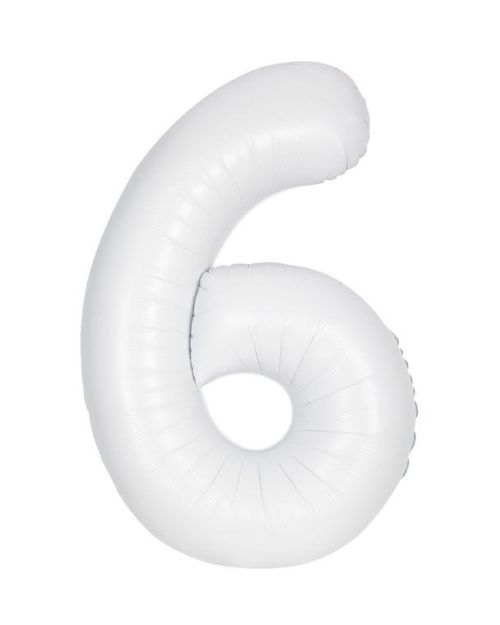 86cm Matte Bright White Balloon – 6