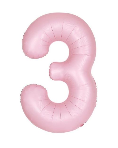 86cm Matte Lovely Pink Balloon – 3