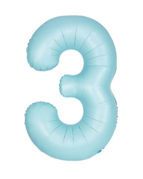 86cm Matte Powder Blue Balloon – 3