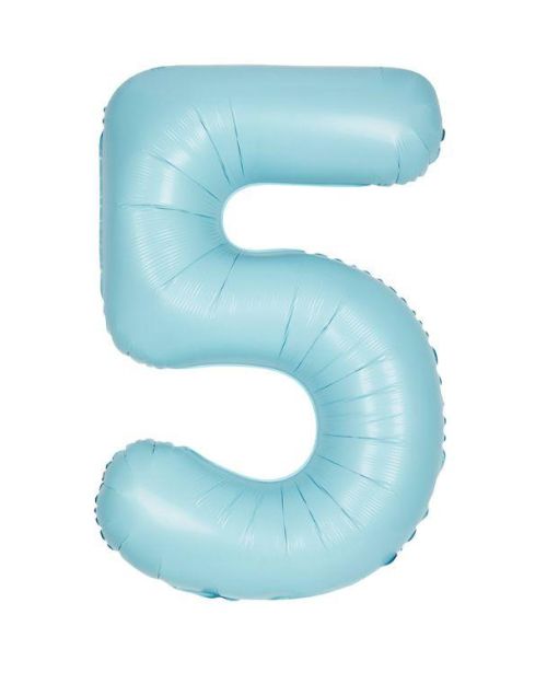 86cm Matte Powder Blue Balloon – 5