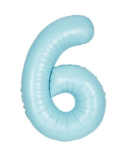 86cm Matte Powder Blue Balloon – 6