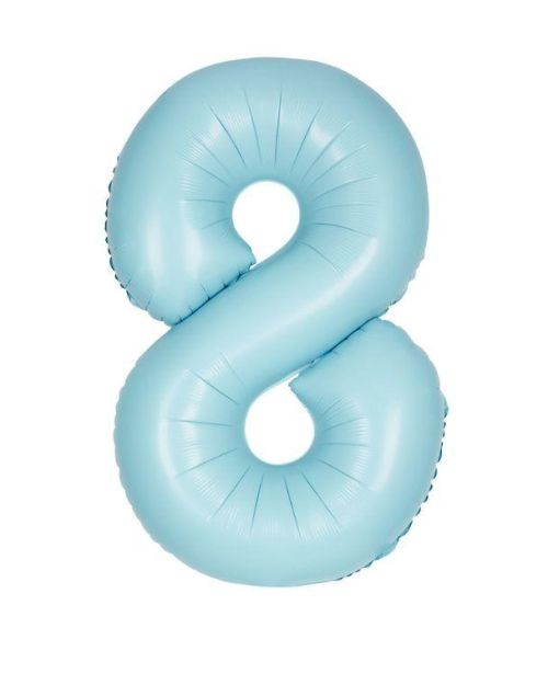86cm Matte Powder Blue Balloon – 8