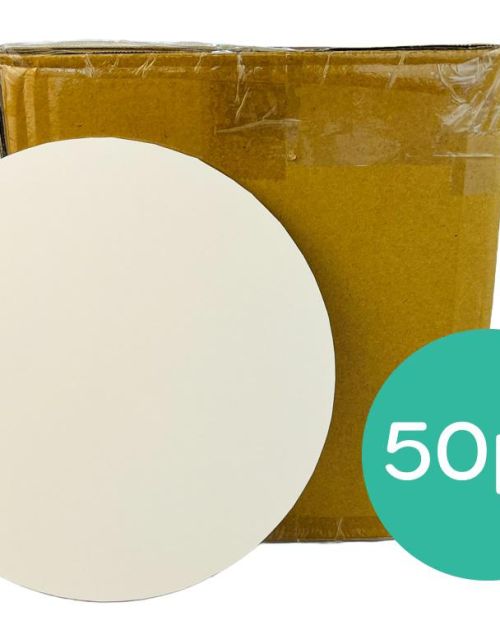 White 12″ Cake Board 6mm – 50pk