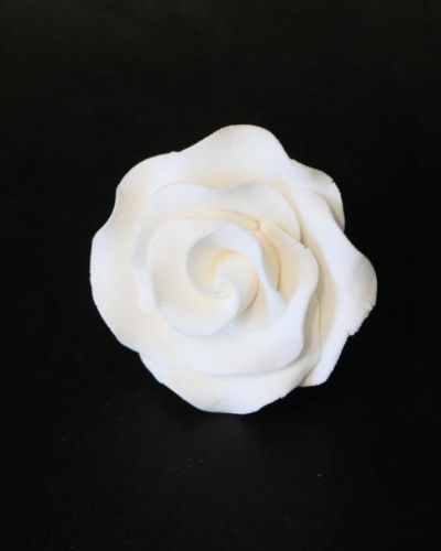 Gumpaste White Rose – Medium
