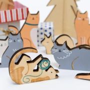 Meri Meri Cat Wooden Advent Calendar