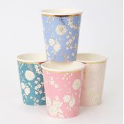 Meri Meri English Garden Party Cups 8pk
