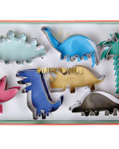 Meri Meri Mini Dinosaur Cookie Cutters 7pce Set