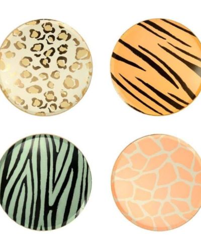 Meri Meri Safari Animal Print Lunch Plates 8pk