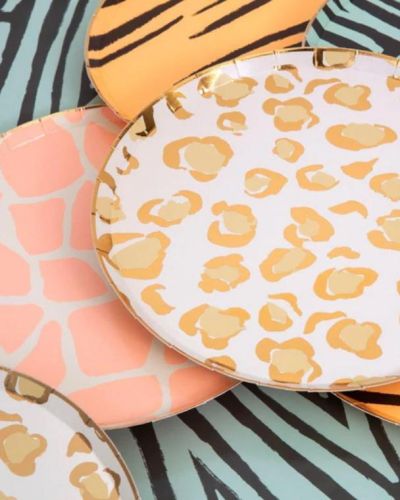 Meri Meri Safari Animal Print Lunch Plates 8pk