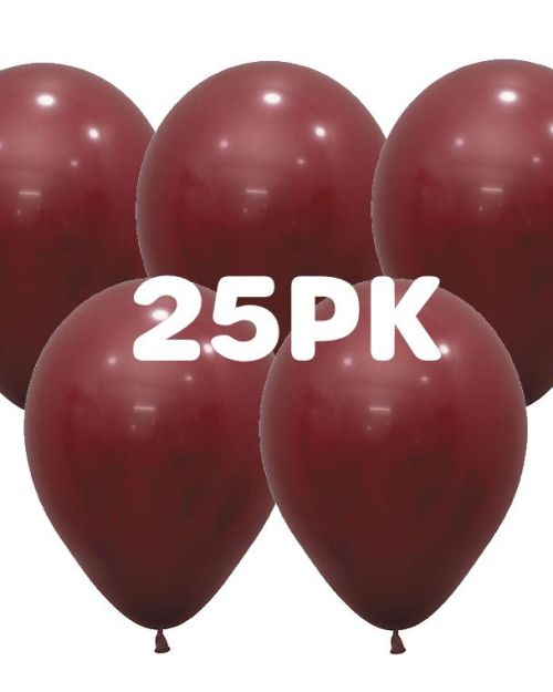 Merlot Balloons 25pk