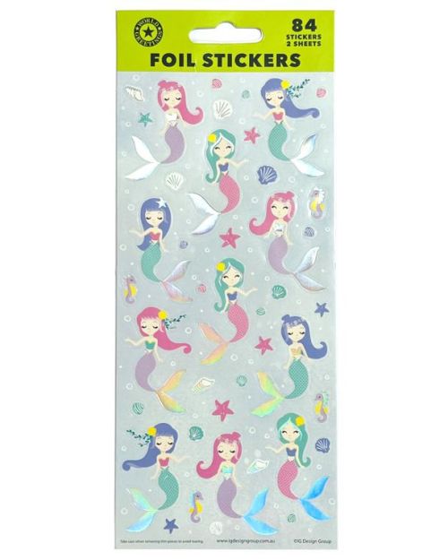 Mermaid Foil Stickers