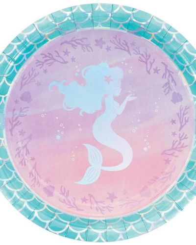Mermaid Shine Dinner Plates 8pk