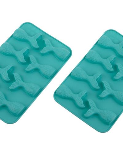 Mermaid Tail Silicone Chocolate Moulds 2pk