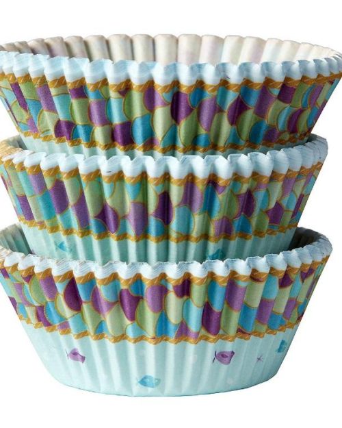 Mermaid Wishes Cupcake Cases 75pk