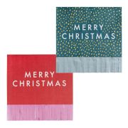 Merry & Bright Christmas Napkins 16pk